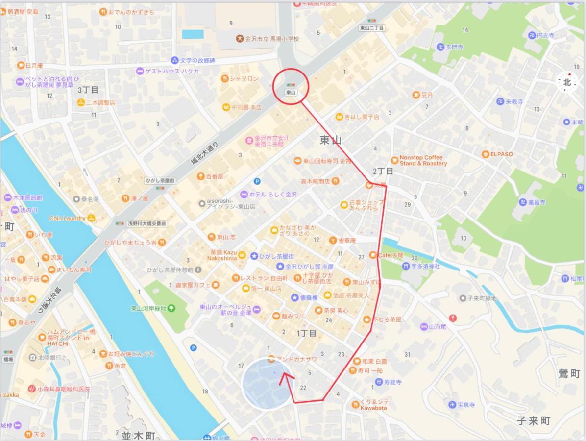 Minshuku Ginmatsu Hotell Kanazawa Exteriör bild